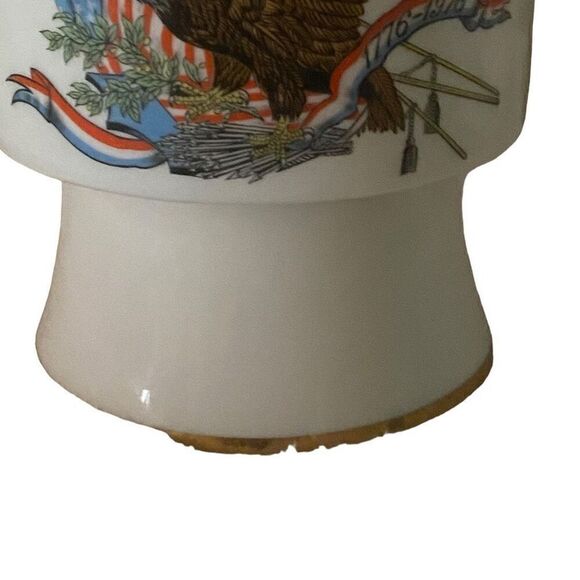 Celebrity Fine China Bicentennial Butter Bell 1976 Bald Eagle‎ - Picture 3 of 11